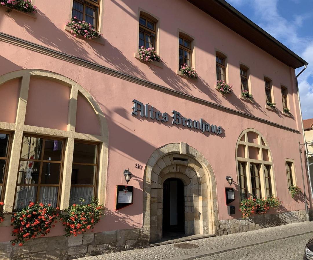 Altes Brauhaus Otel Weißenfels Dış mekan fotoğraf